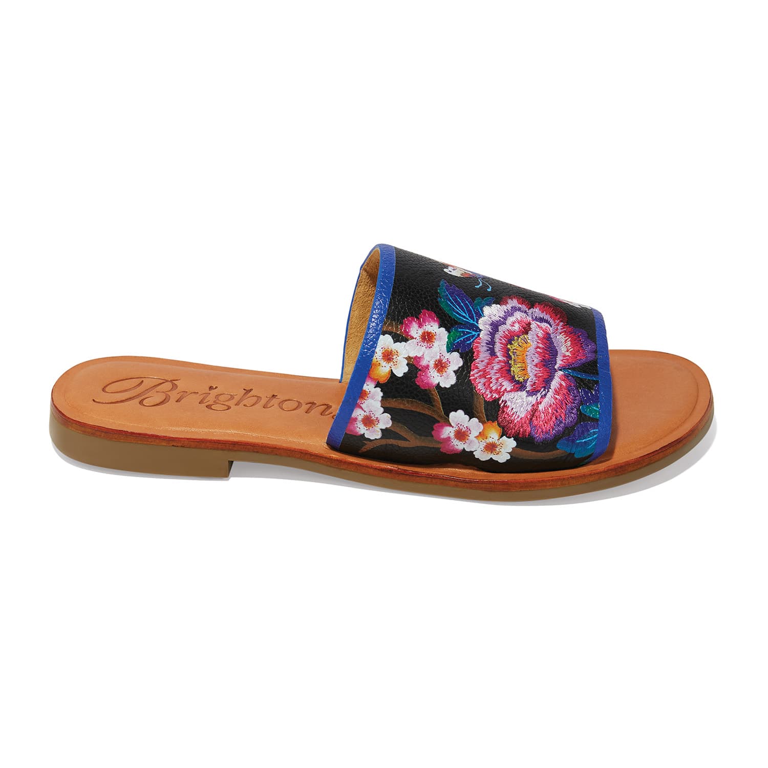 Akira Embroidered Slide Sandals - Image 2