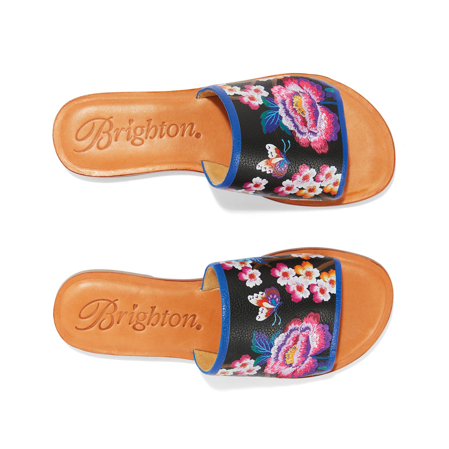 Akira Embroidered Slide Sandals - Image 3
