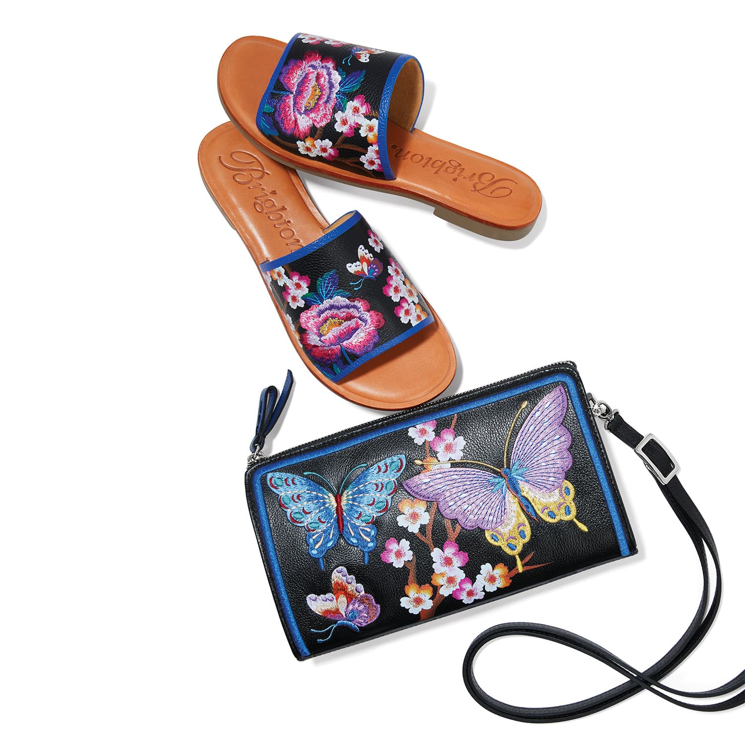Akira Embroidered Slide Sandals - Image 4