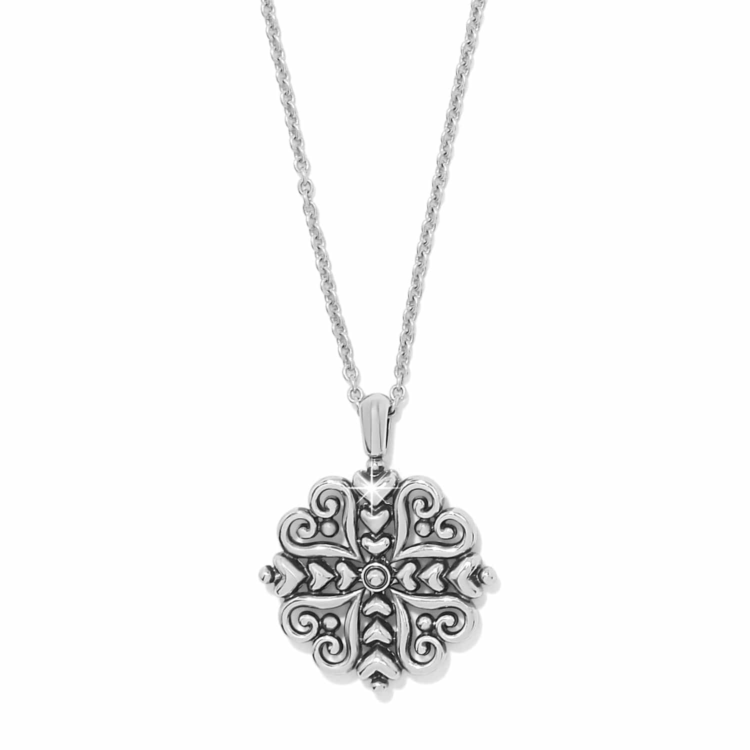 Alcazar Heart Two Tone Necklace - Image 2