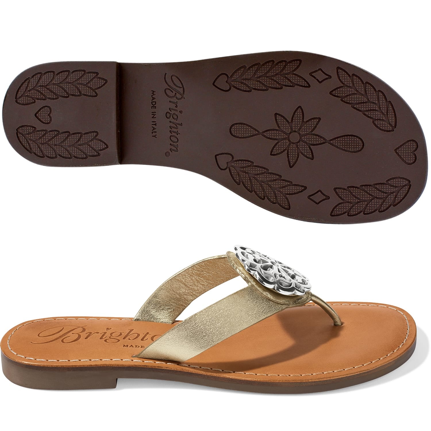 Alice Metallic Sandals - Image 6