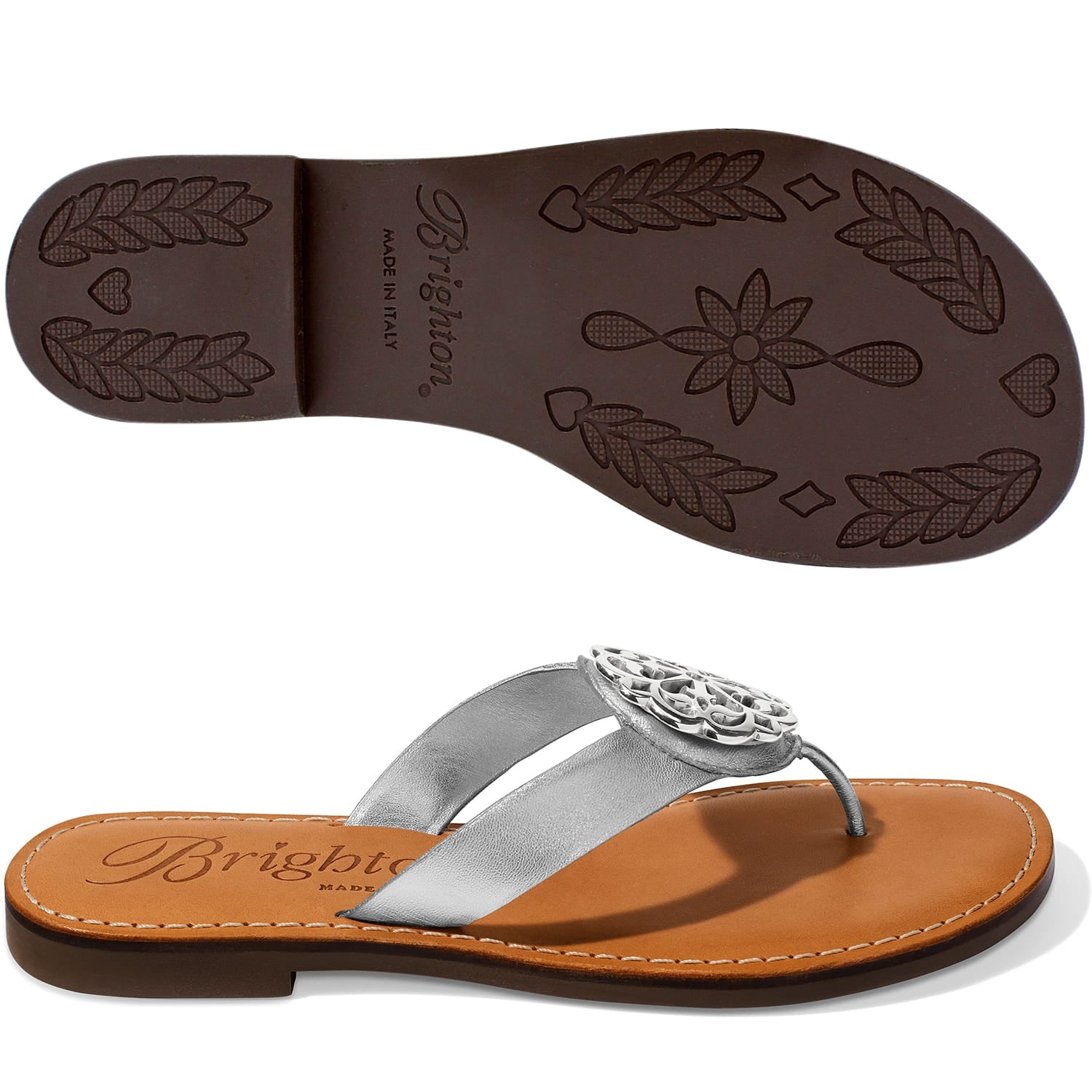 Alice Metallic Sandals - Image 3