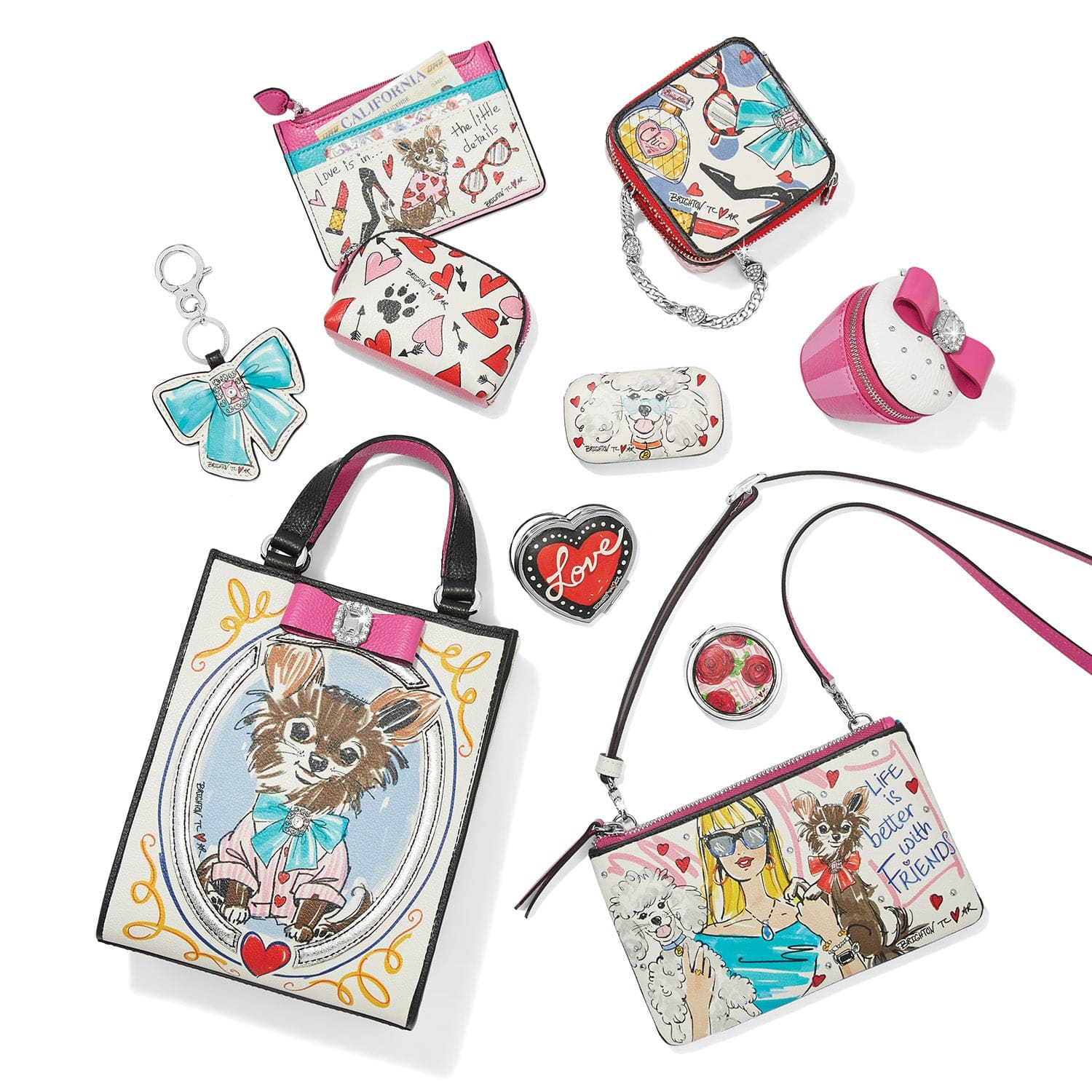 Best Friends Furever Heart Compact Mirror - Image 3