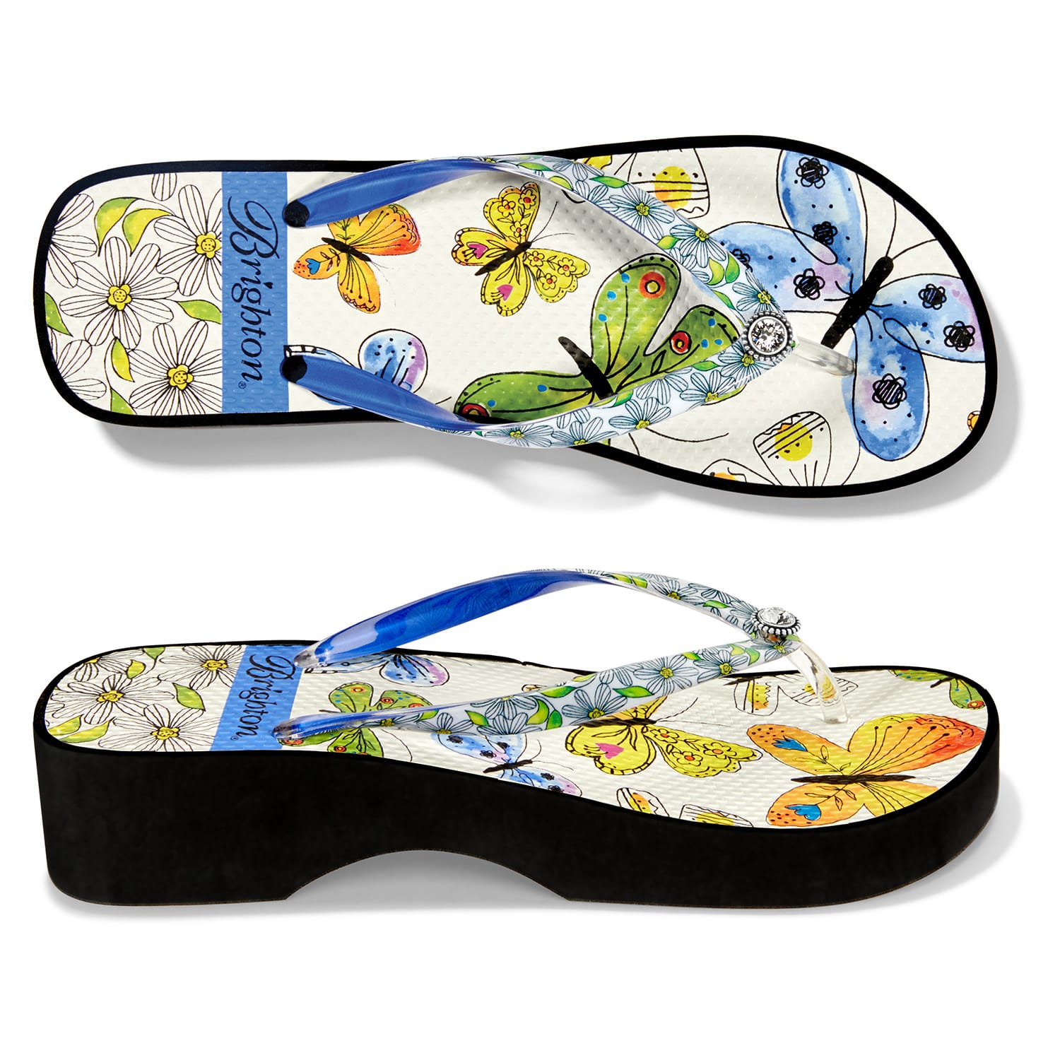 Breeze Wedge Flip Flops - Image 2