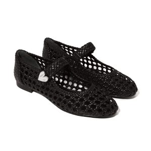 Bryn Open Weave Mary Janes