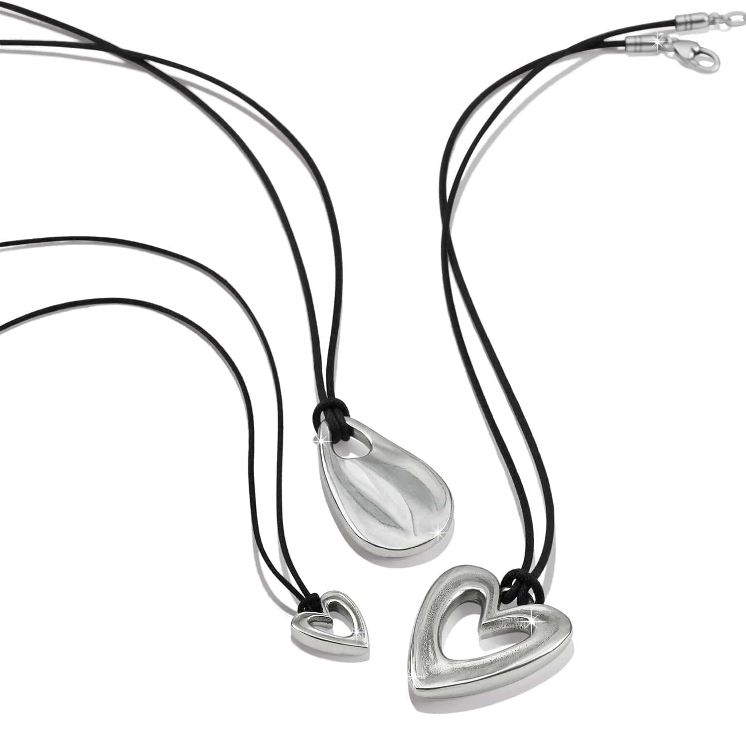 Cascade Drop Cord Necklace - Image 4