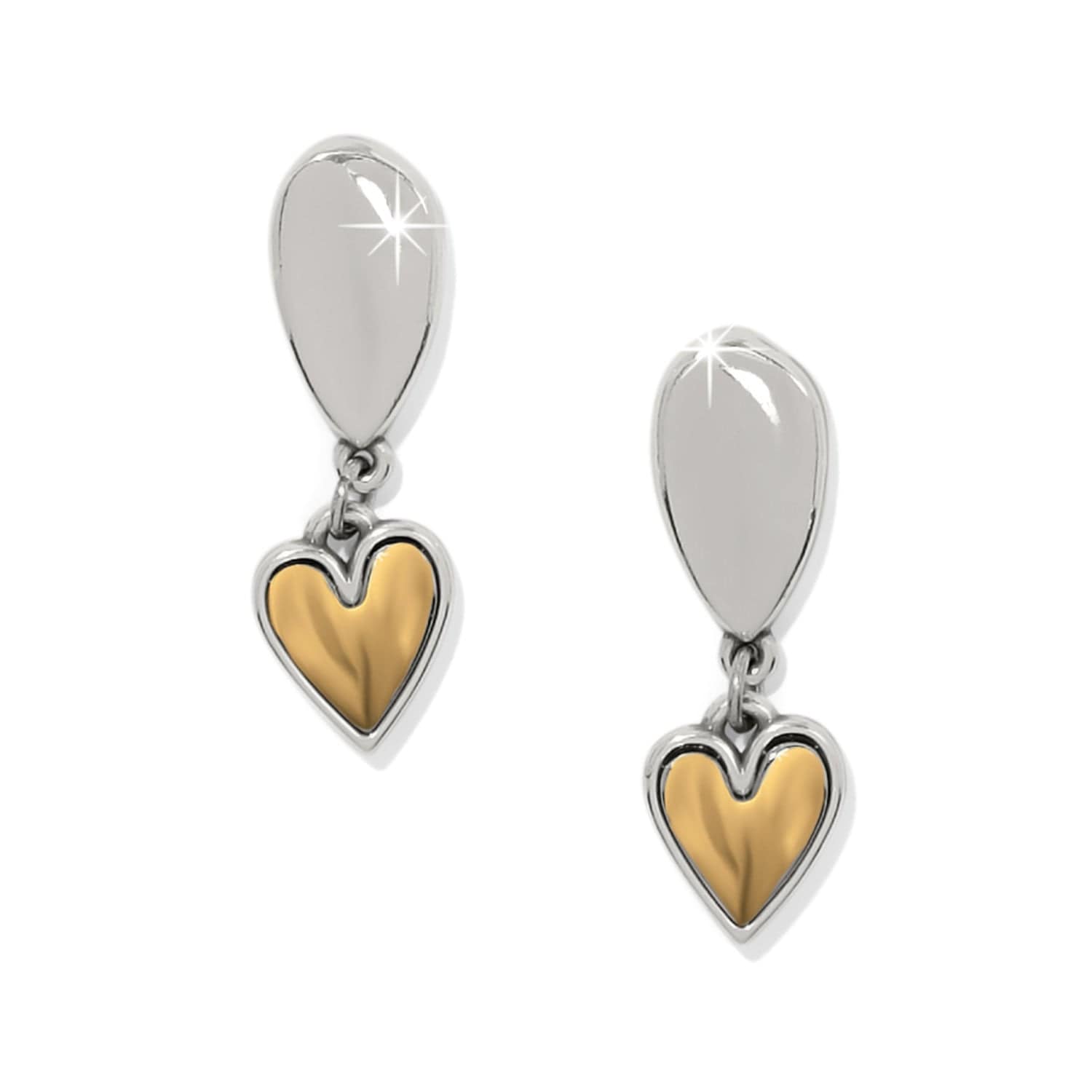 Cascade Heart Unity Post Drop Earrings - Image 3