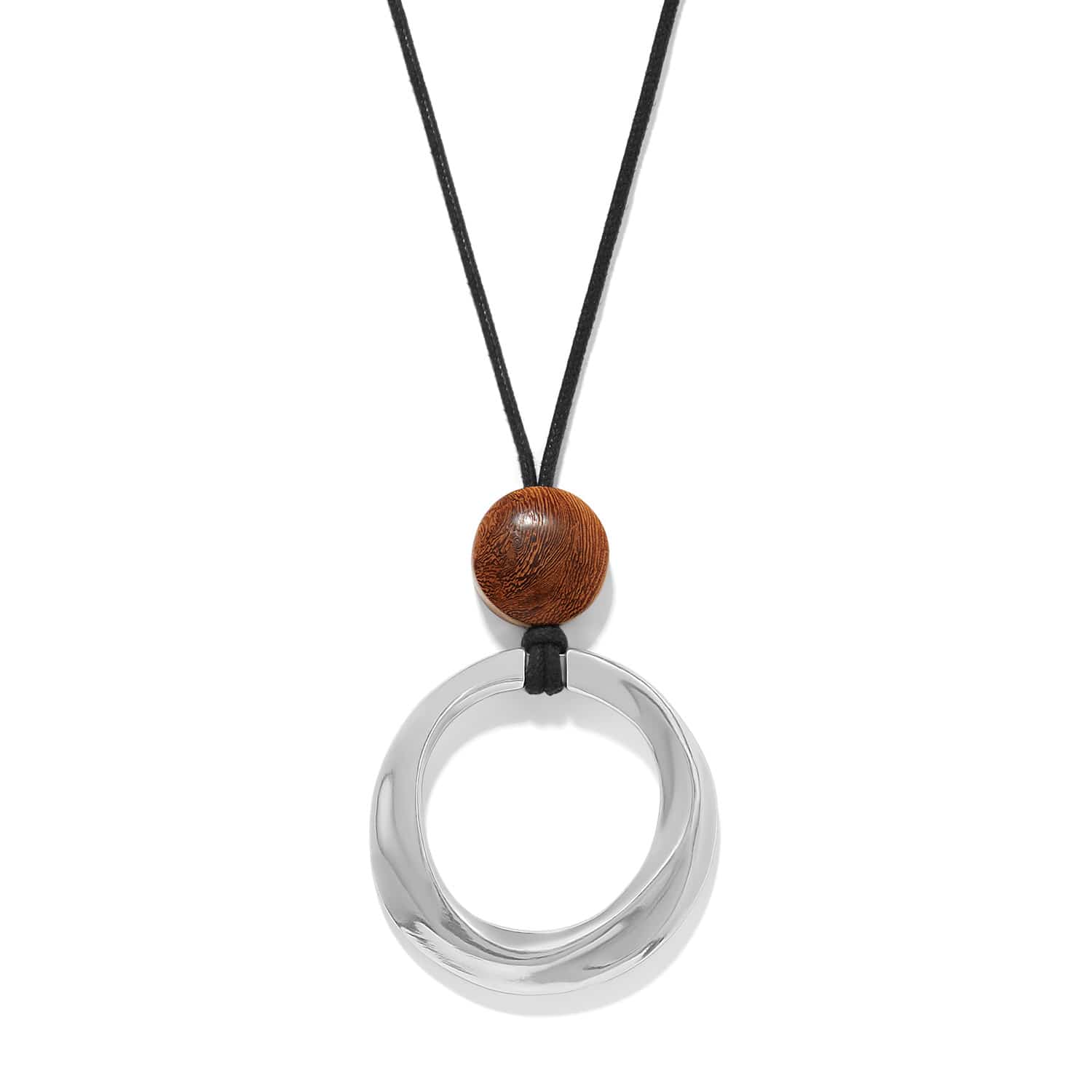 Cascade Rio Wood Ring Necklace