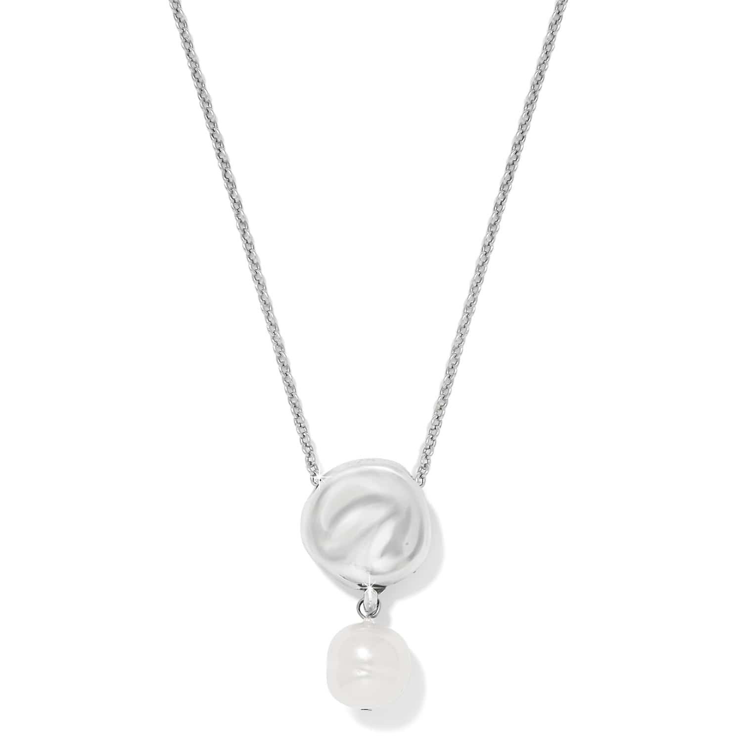 Cascade Round Pearl Necklace - Image 2