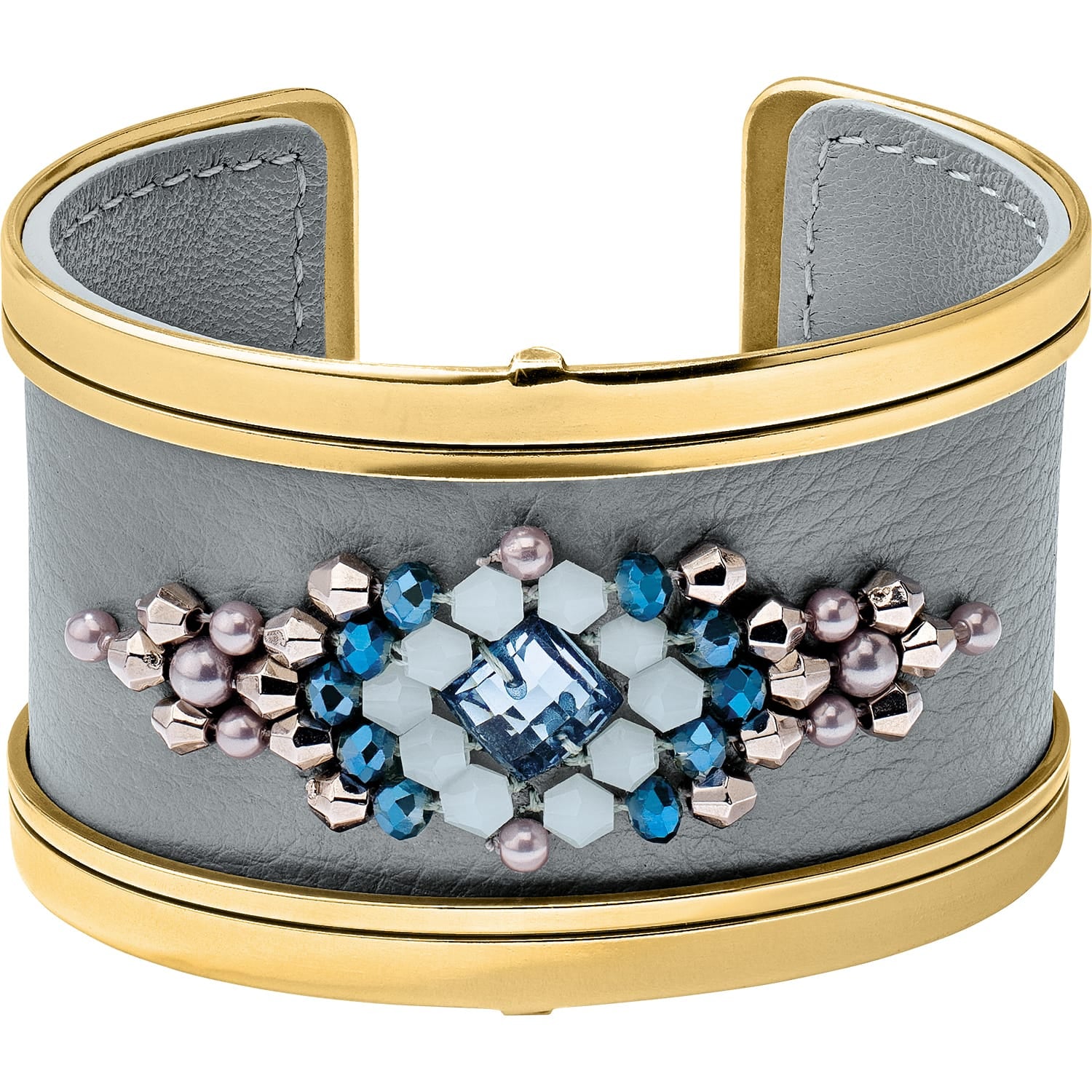 Christo New Delhi-Lodhi Wide Cuff Bracelet Set - Image 4