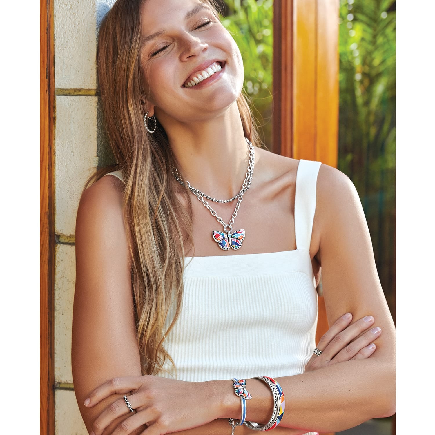 Colormix Butterfly Bar Bracelet - Image 3