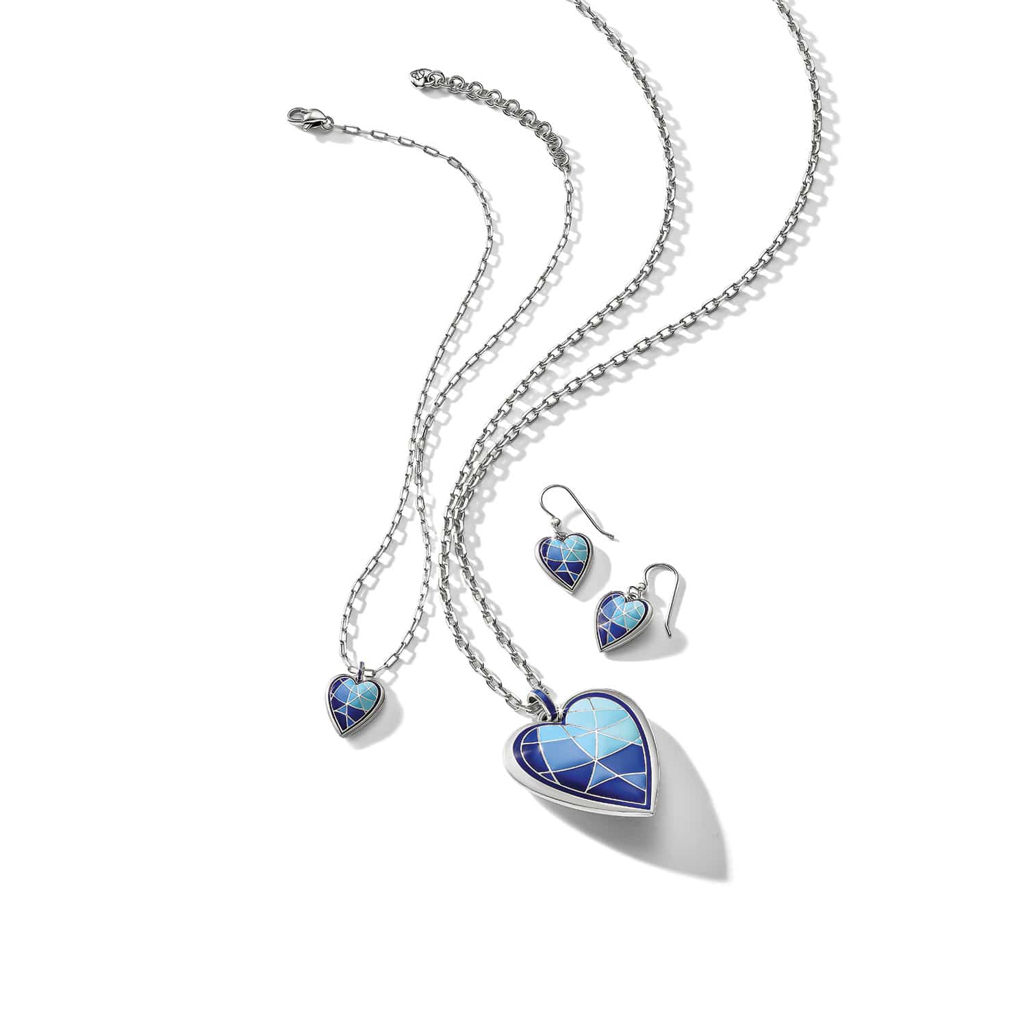 Colormix Heart Blues Petite Necklace - Image 4