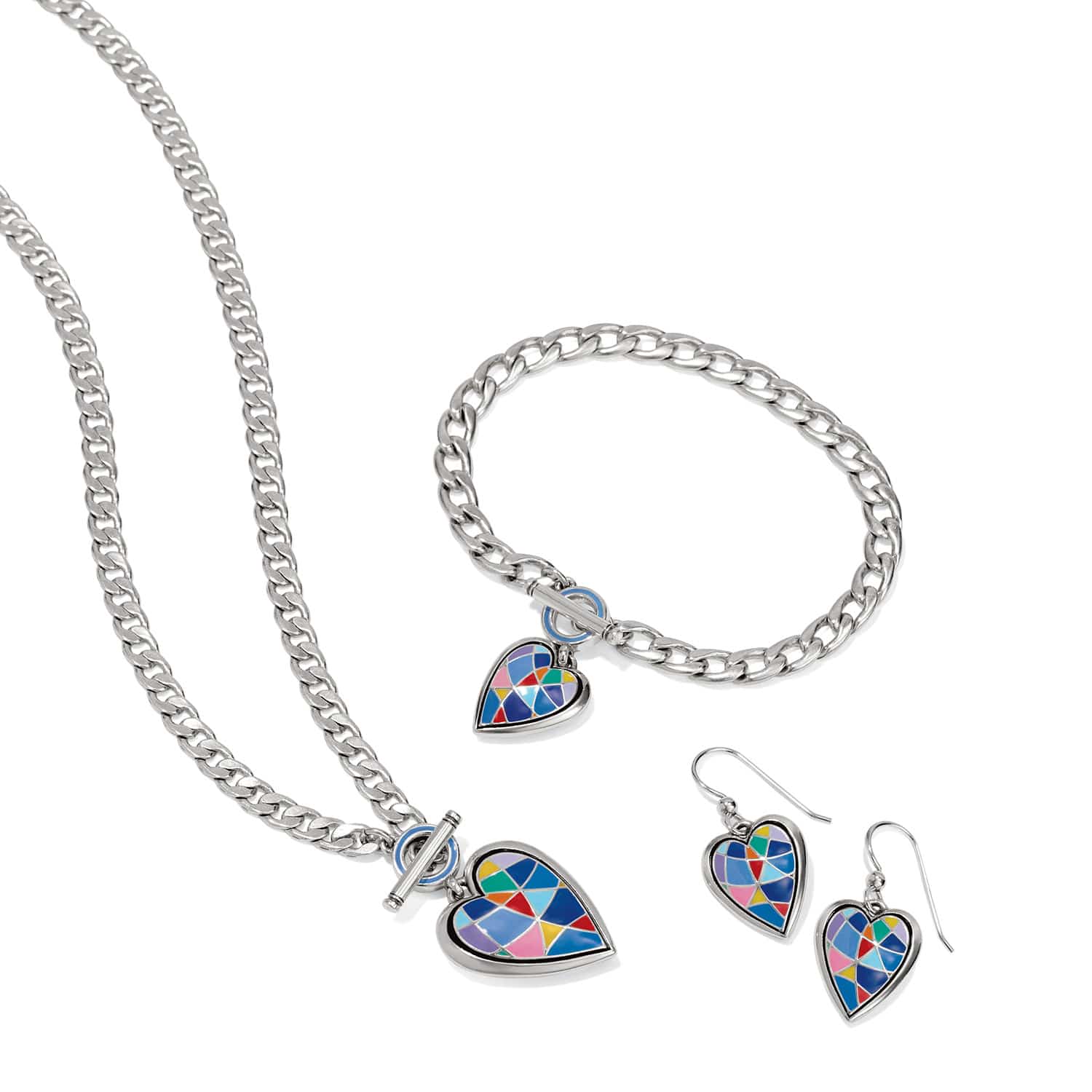 Colormix Heart French Wire Earrings - Image 3