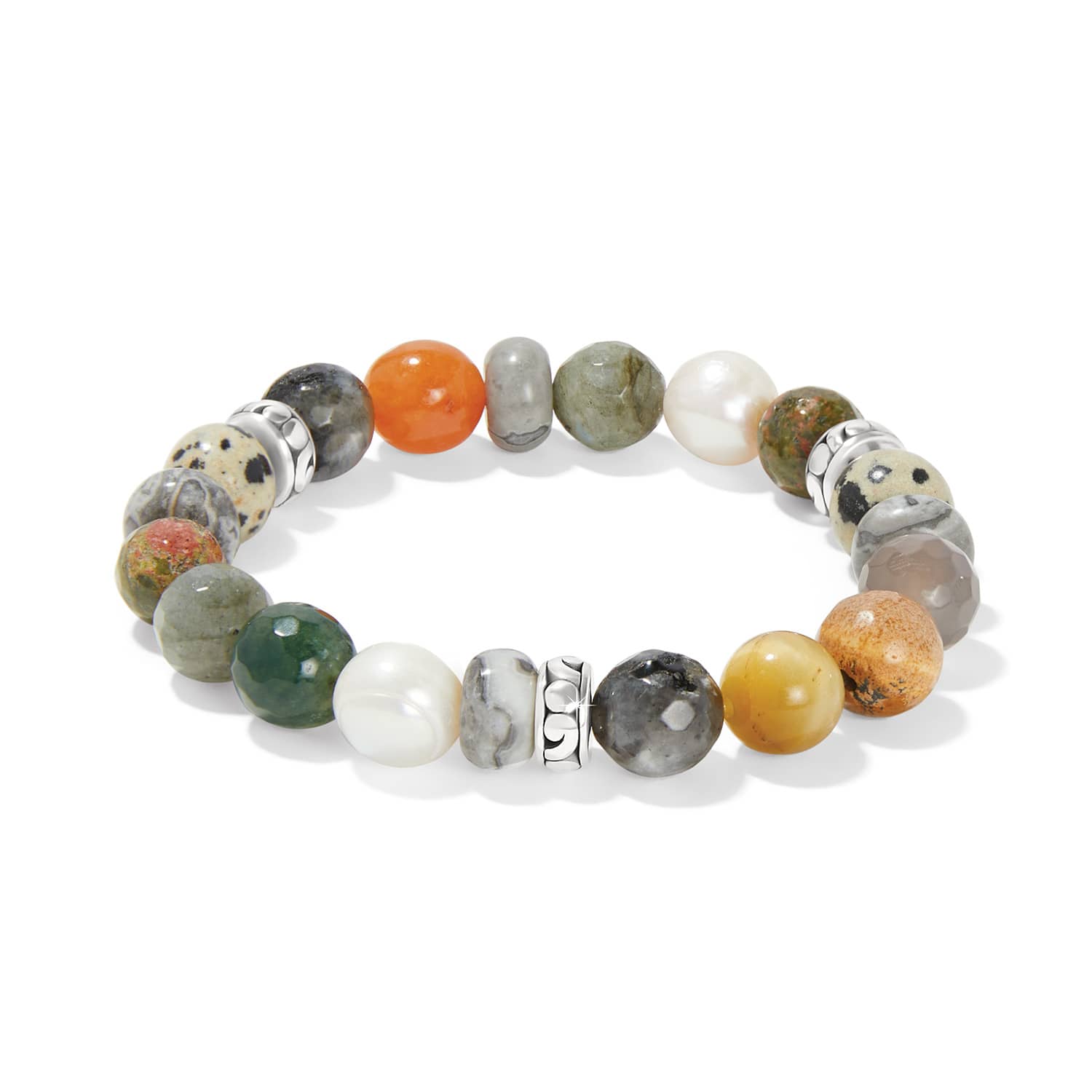 Contempo Desert Pearl Stretch Bracelet - Image 2