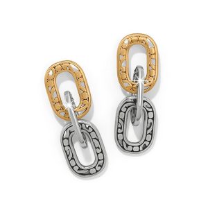 Contempo Linx Duo Post Drop Earrings
