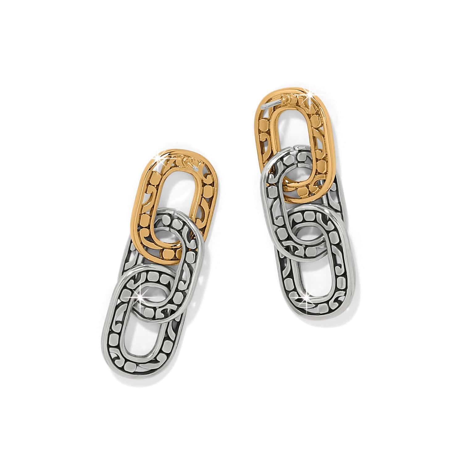 Contempo Linx Duo Post Drop Earrings - Image 2