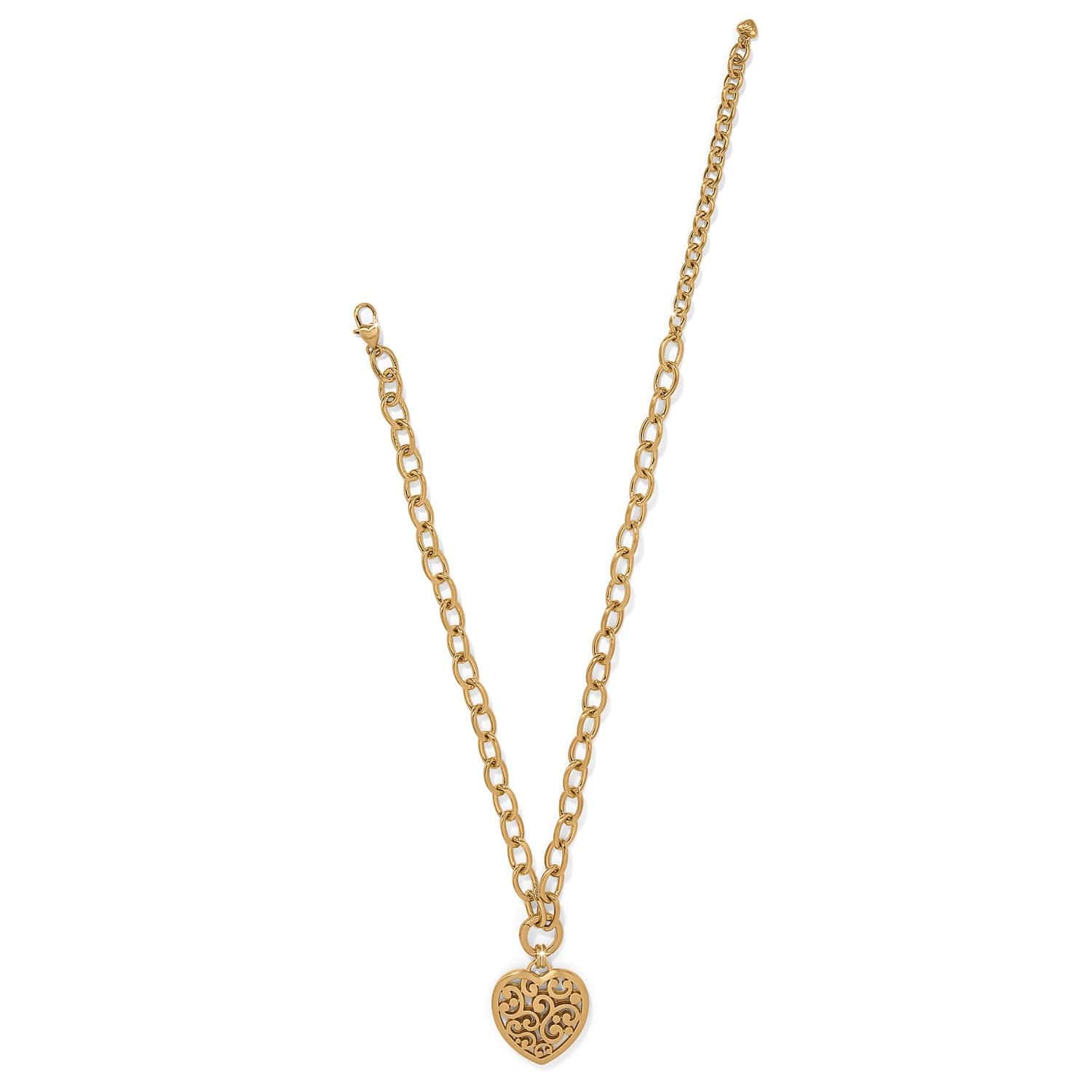 Contempo Medallion Heart Necklace - Image 2