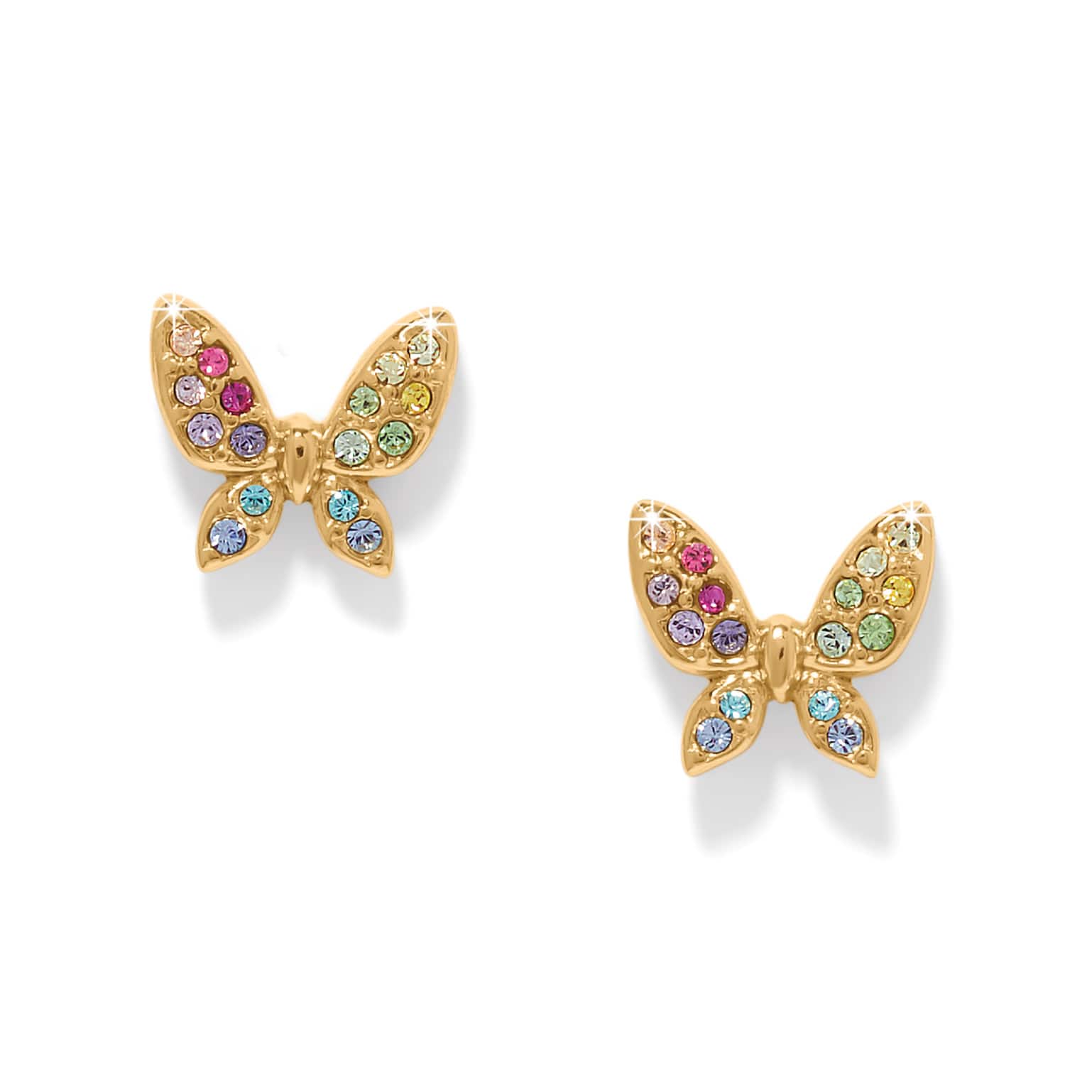 Enchanting Gem Butterfly Earrings