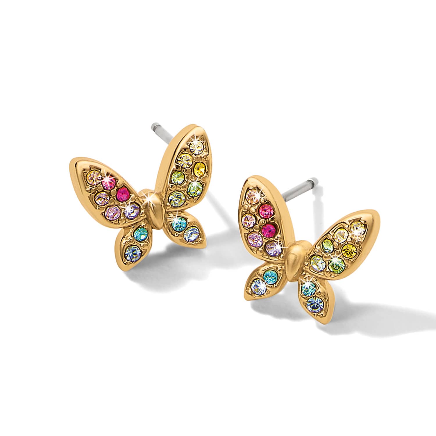Enchanting Gem Butterfly Earrings - Image 2