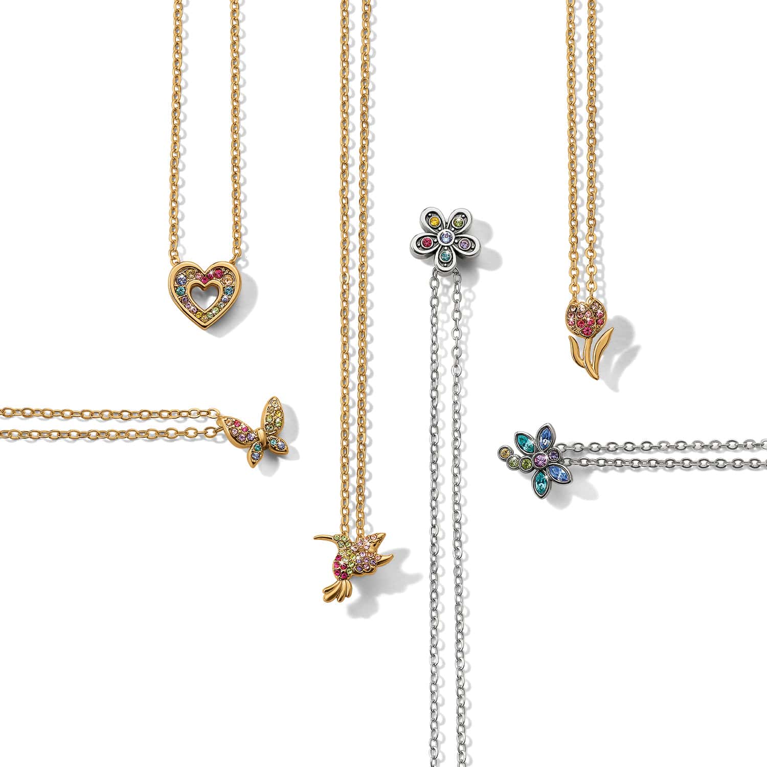 Enchanting Gem Butterfly Necklace - Image 4