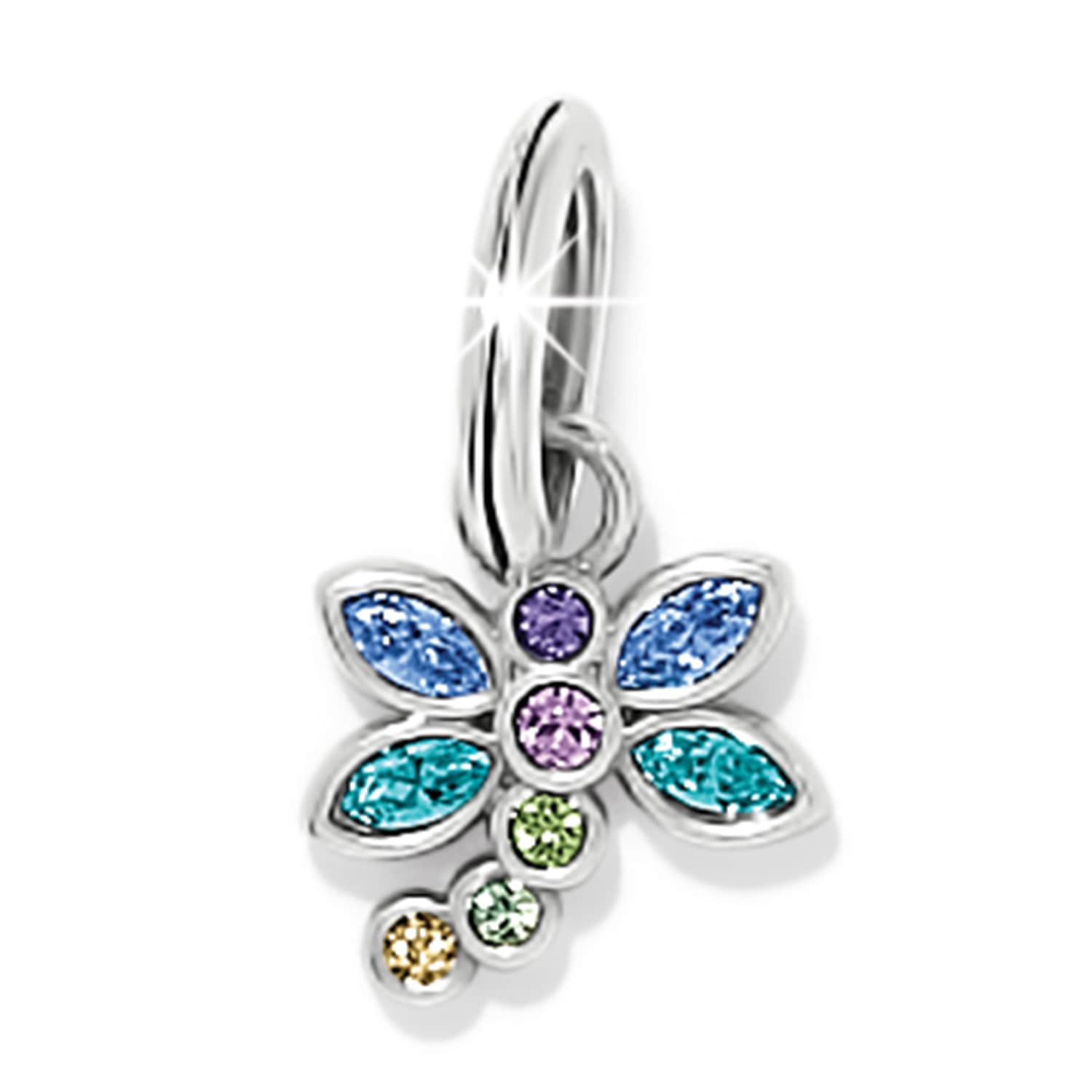 Enchanting Gem Dragonfly Charm