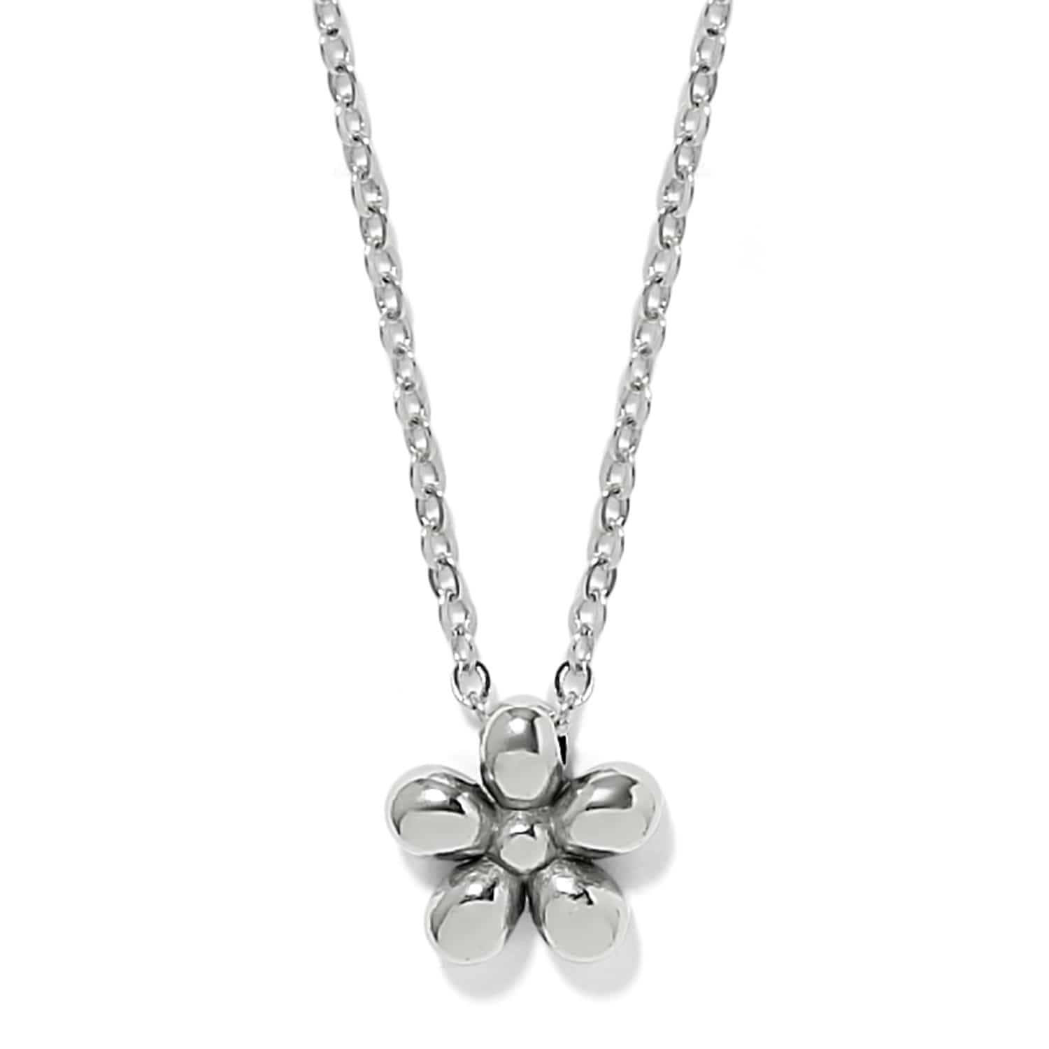 Enchanting Gem Flower Necklace - Image 2