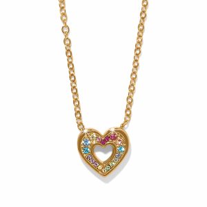 Enchanting Gem Heart Necklace