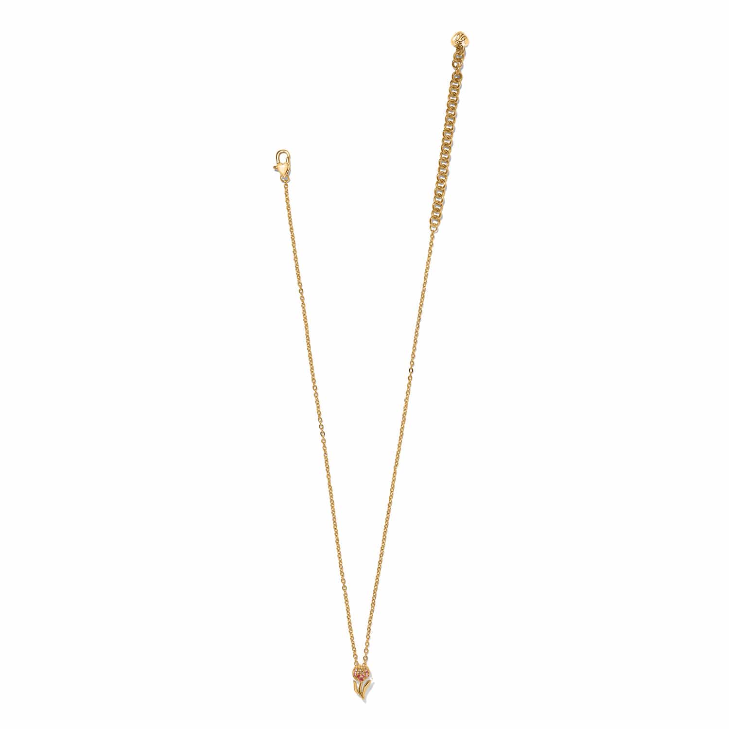 Enchanting Gem Tulip Necklace - Image 3