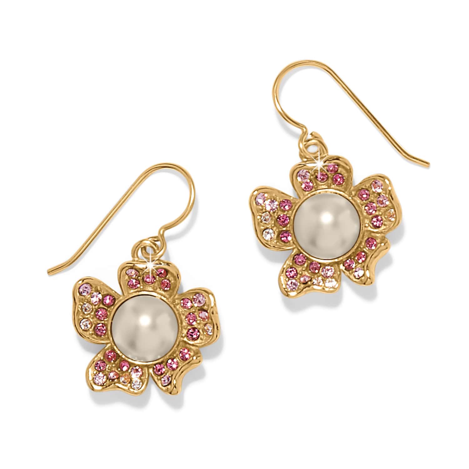 Everbloom Pearl Pink French Wire Earrings