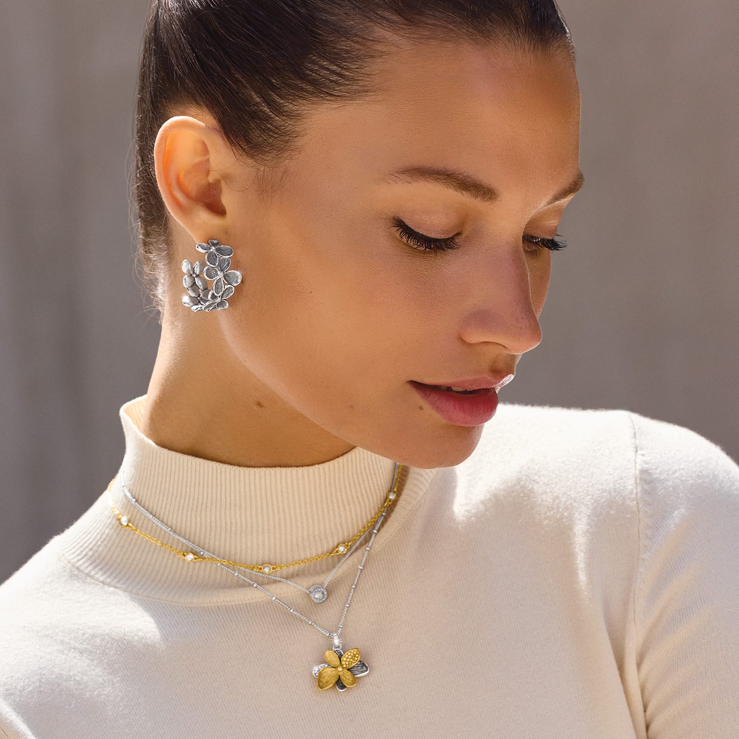 Everbloom Petal Hoop Earrings - Image 5