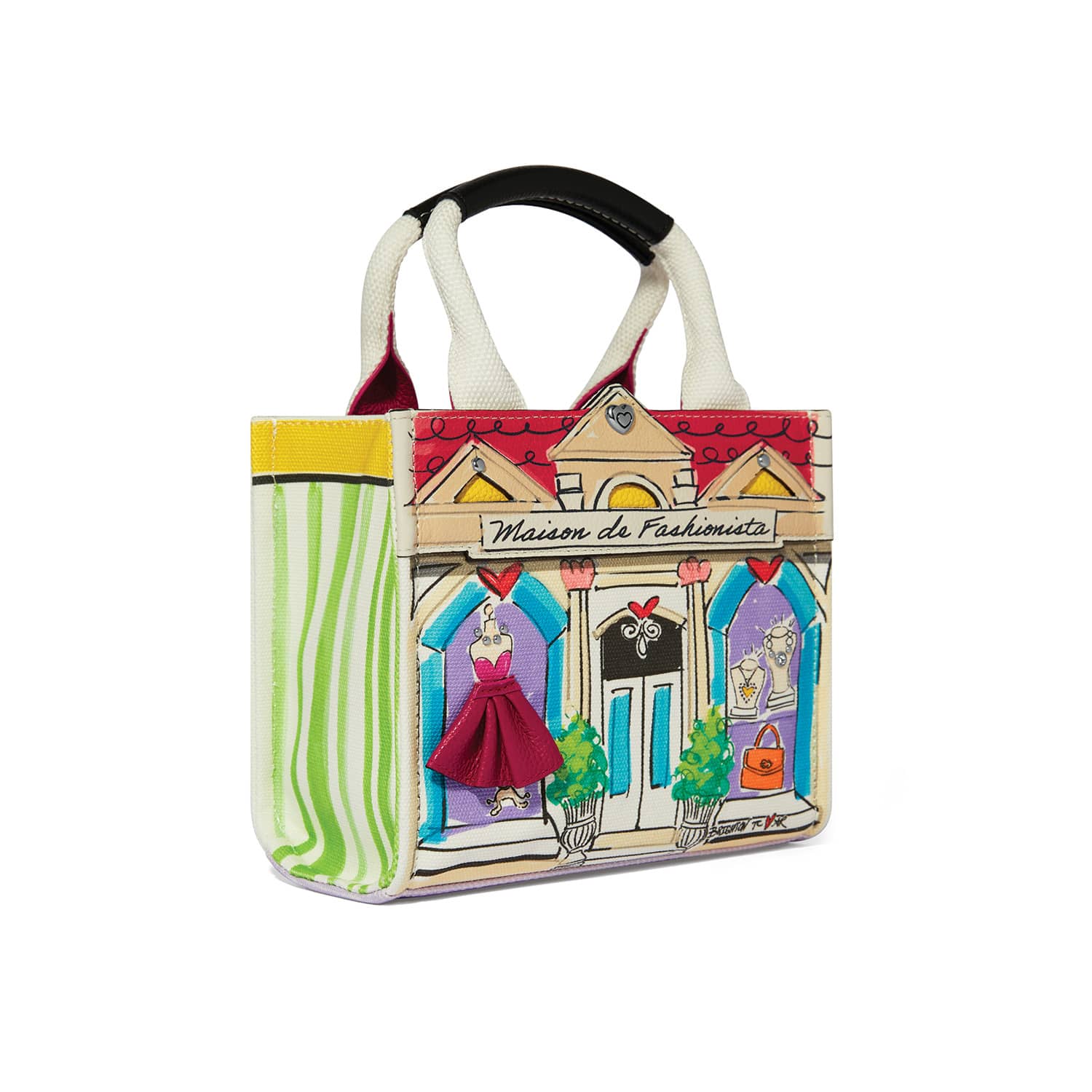 Fashionista Wanderlust Mini Canvas Tote - Image 5