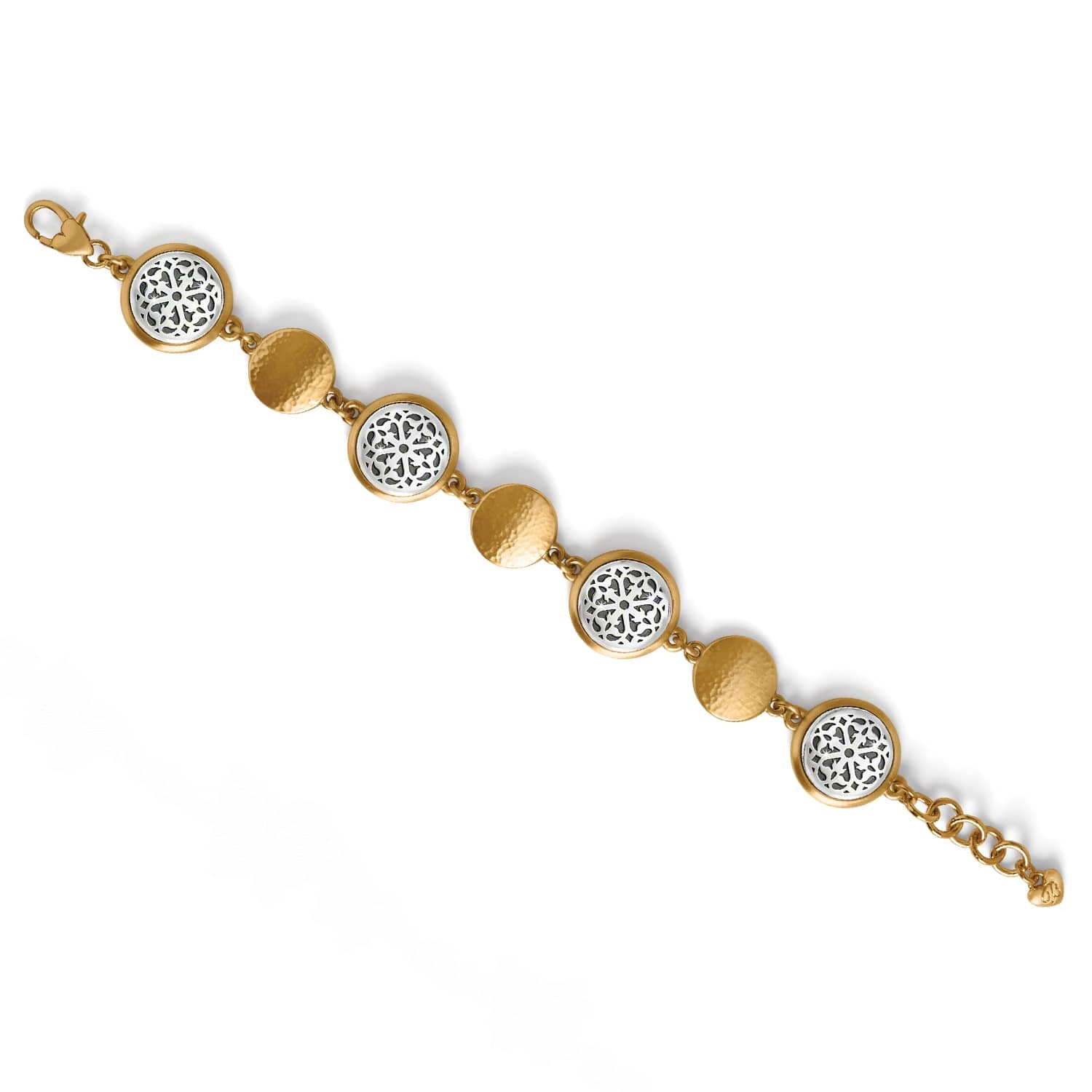 Ferrara Two Tone Luce Link Bracelet - Image 2