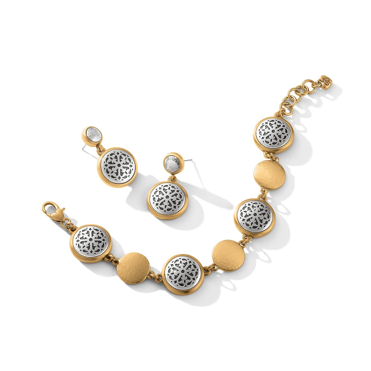 Ferrara Two Tone Luce Link Bracelet - Image 4