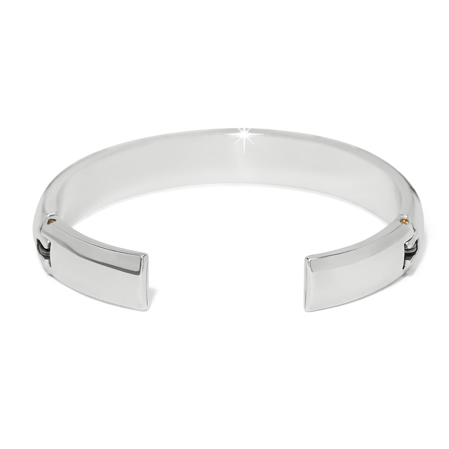 Flora Black Double Hinged Bangle Bracelet - Image 2