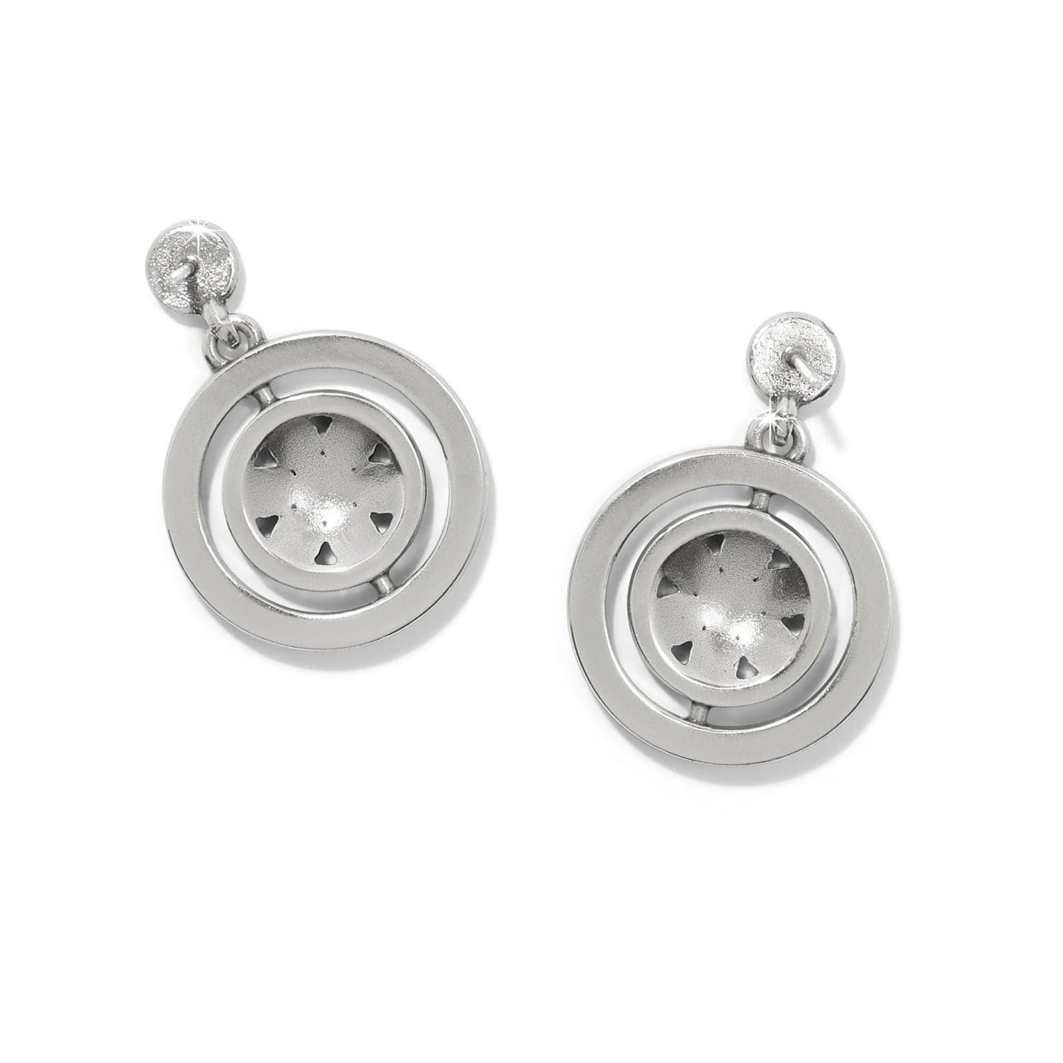 Flora Petite Post Drop Earrings - Image 2