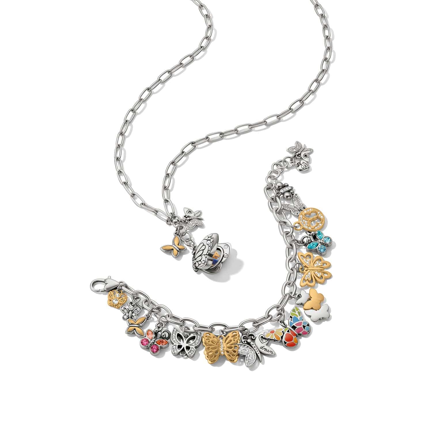 Forever Butterfly Locket Necklace - Image 4