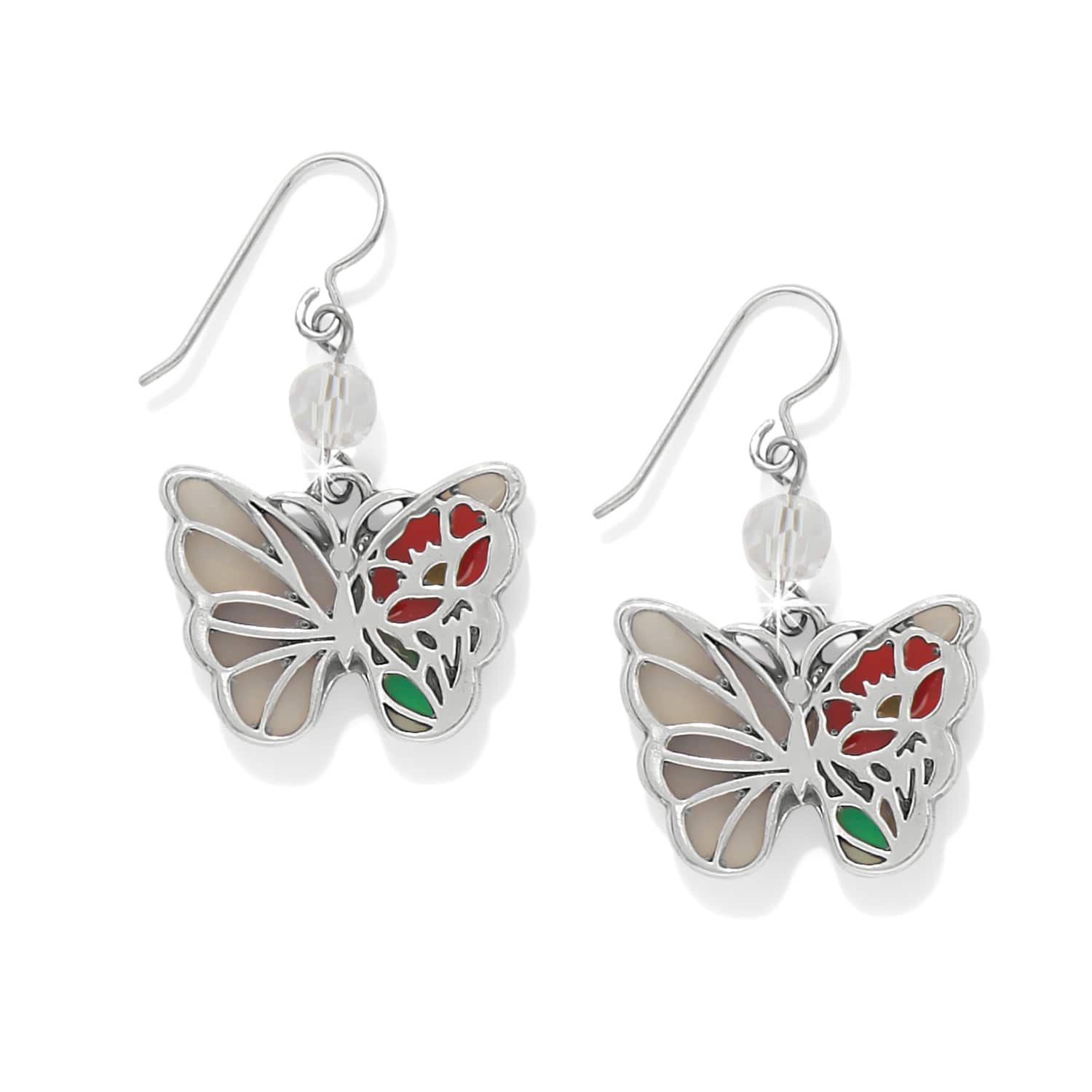 Garden Of Light Butterfly French Wire Earrings - Image 2