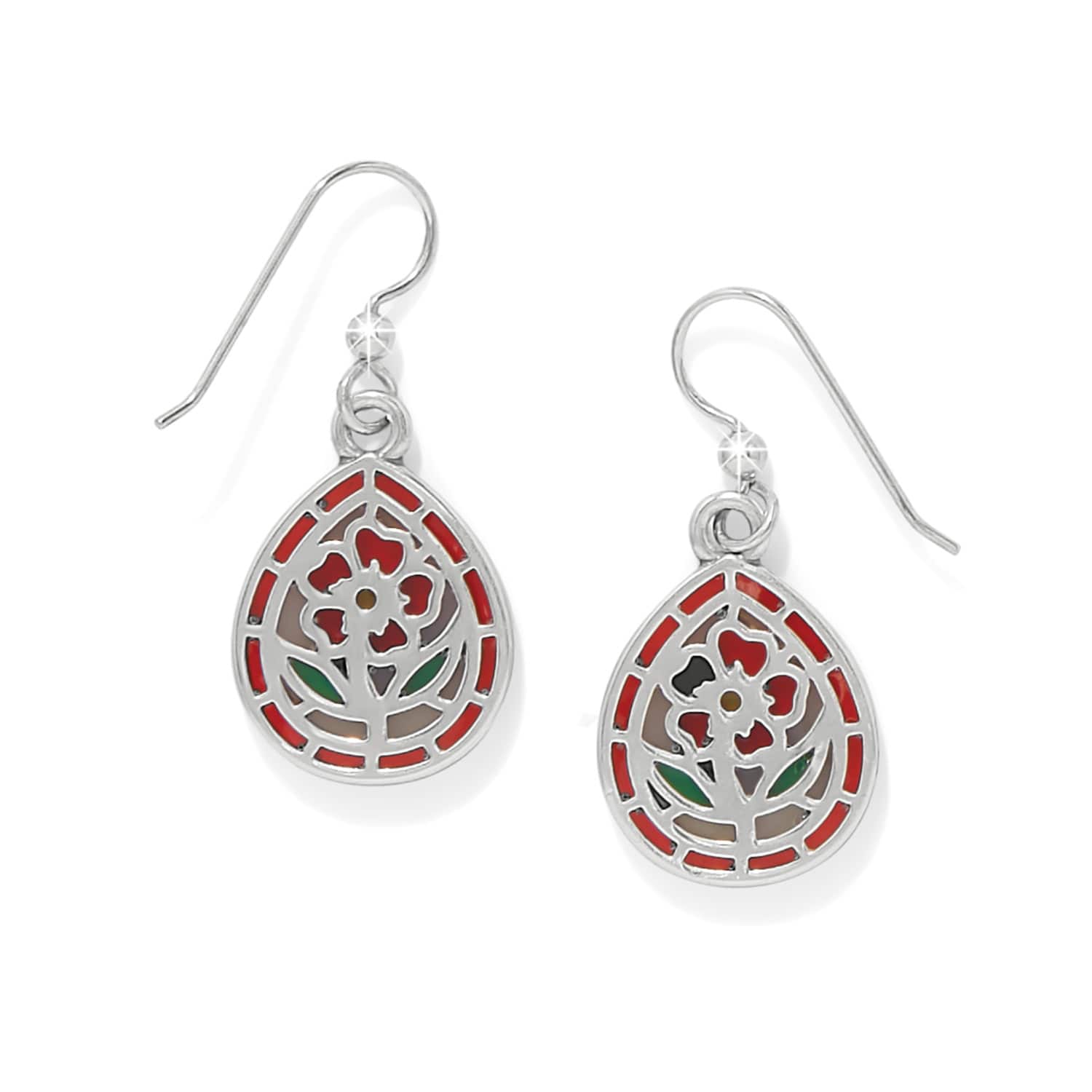 Garden Of Light Teardrop French Wire Earrings - Image 2