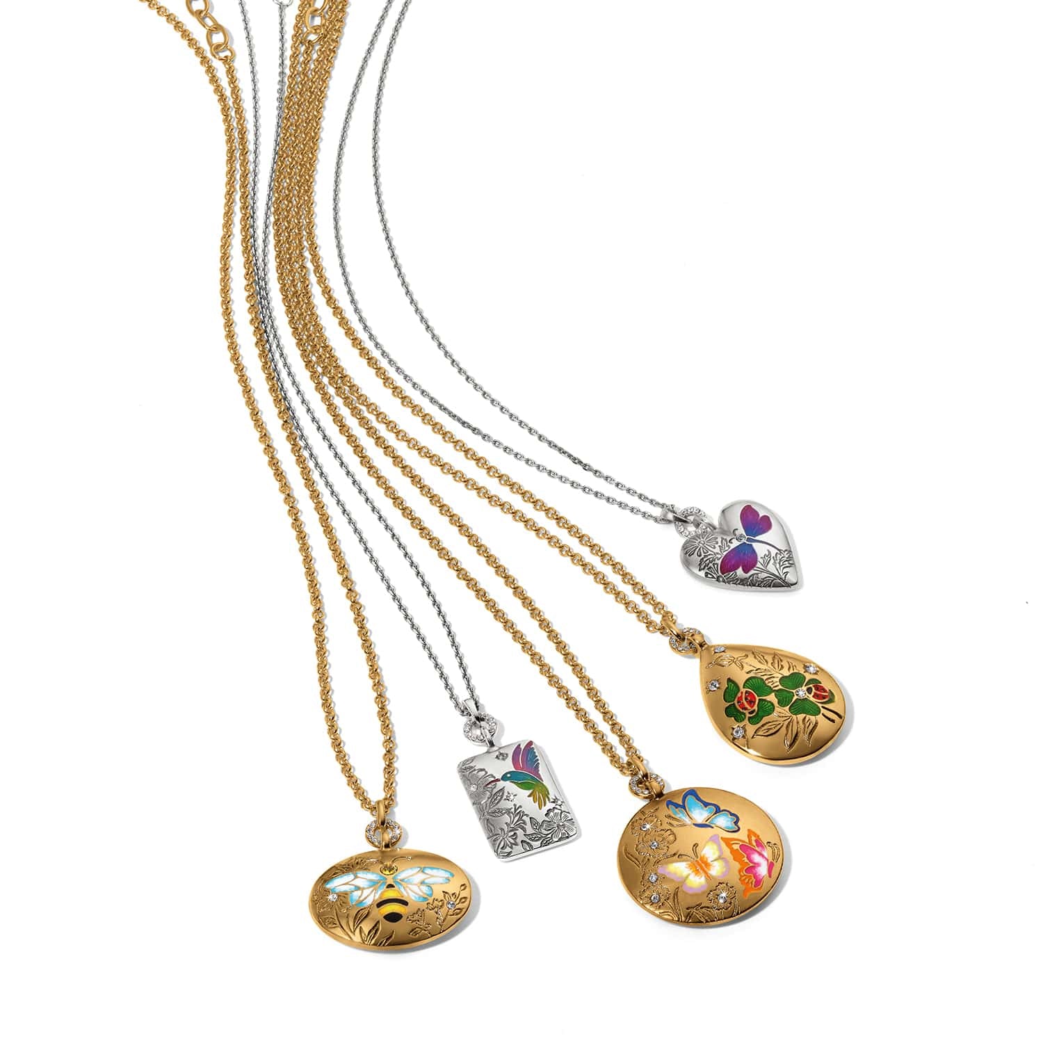 Garden's Splendour Ladybug Necklace - Image 6