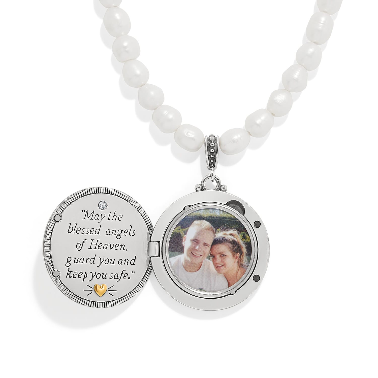 Guardian Angel Locket Necklace - Image 2