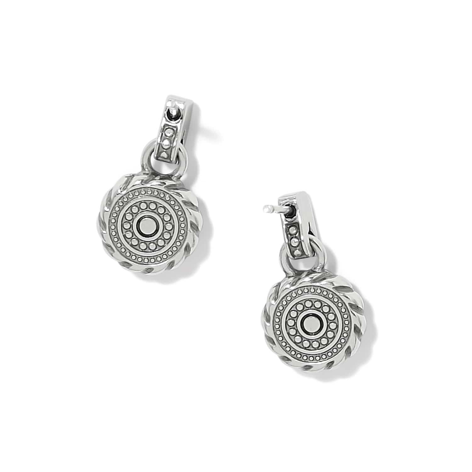 Halo Gemma Petite Round Post Drop Earrings - Image 2