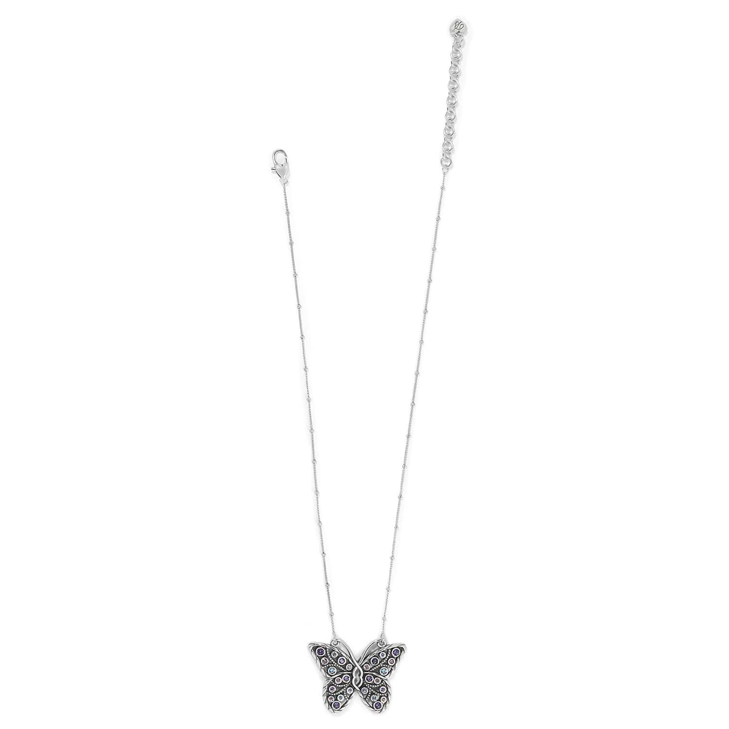 Halo Gems Monarch Butterfly Necklace - Image 3