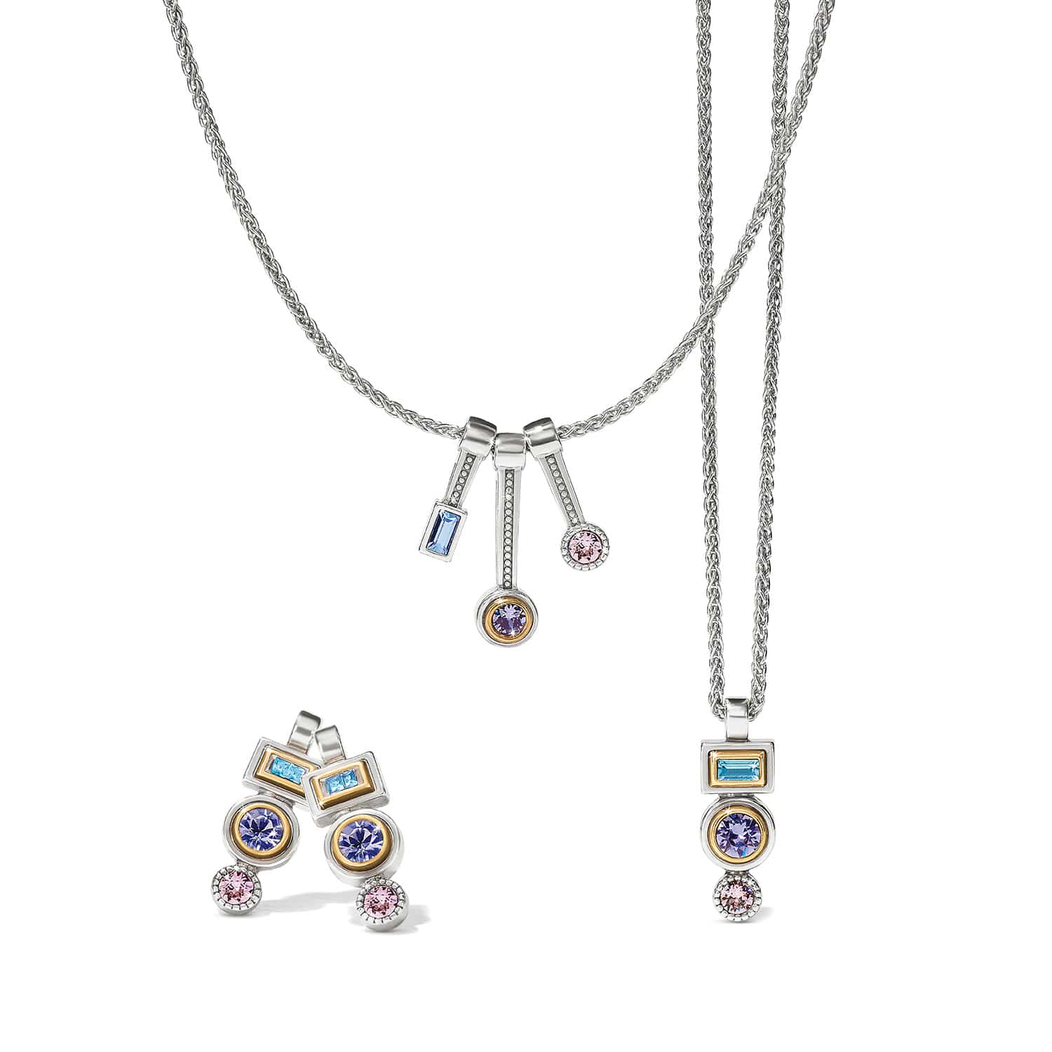 Halo Gleam Drop Necklace - Image 4