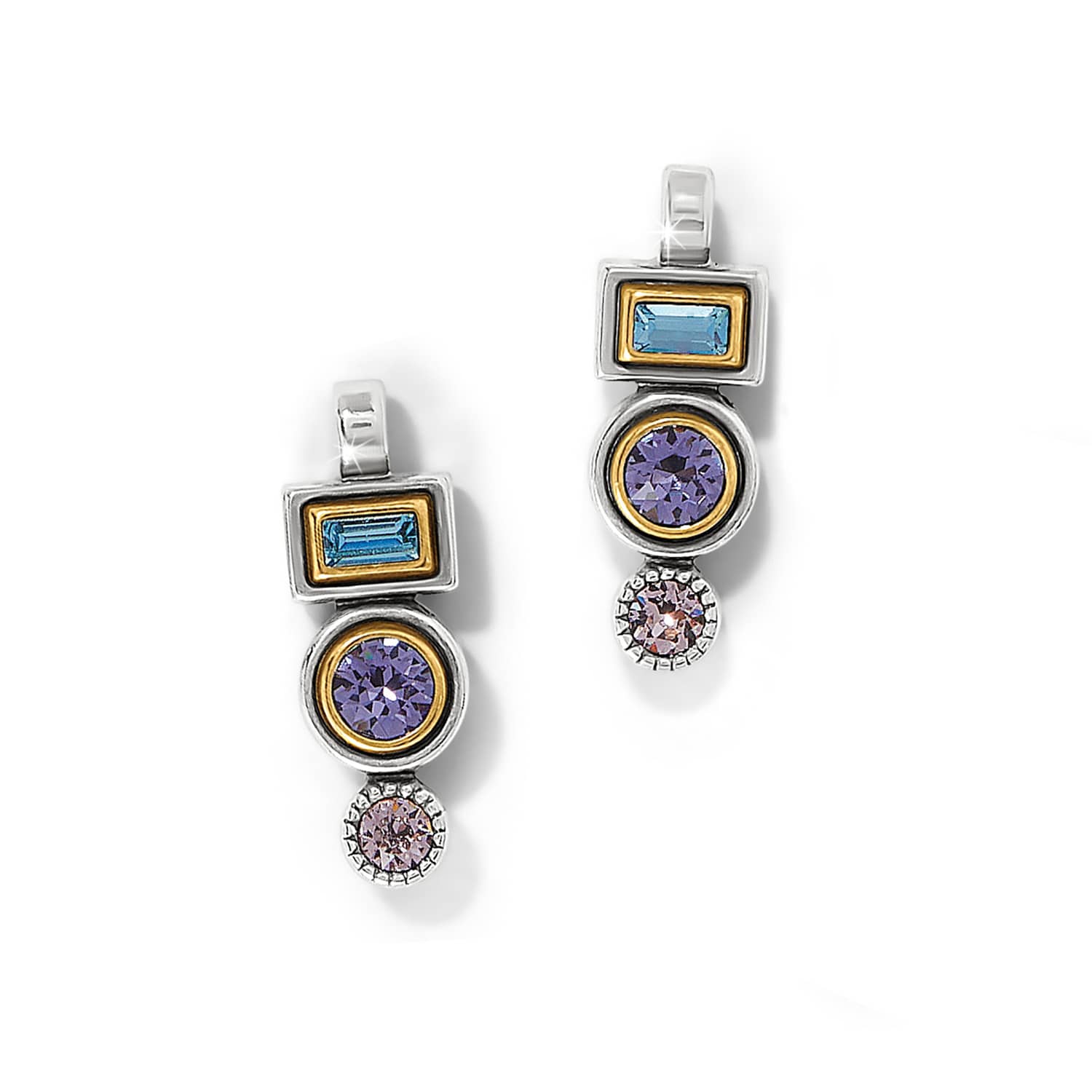 Halo Gleam Drop Post Earrings - Image 2