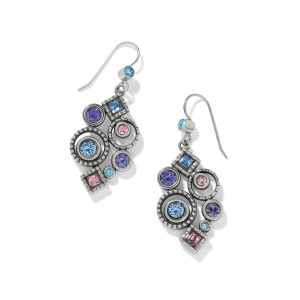 Halo Nova Cluster French Wire Earrings