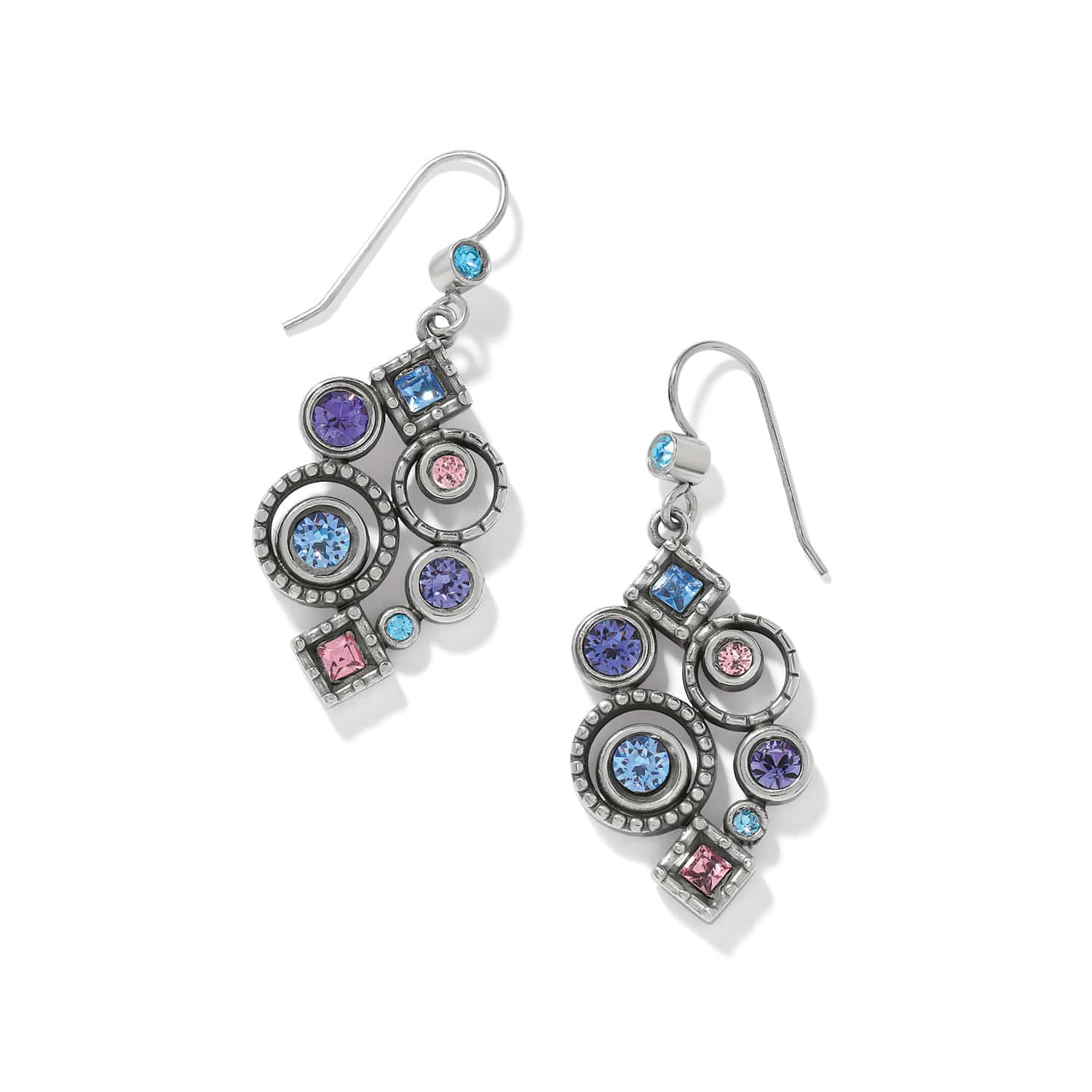 Halo Nova Cluster French Wire Earrings