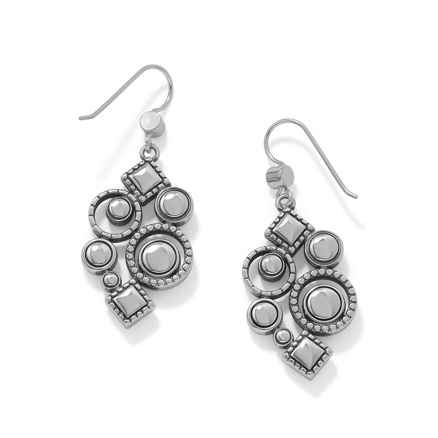 Halo Nova Cluster French Wire Earrings - Image 2