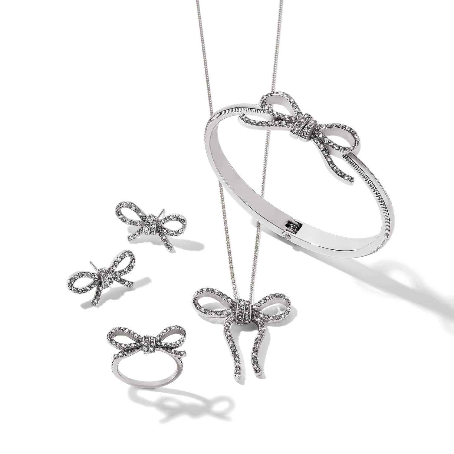 Illumina Bow Hinged Bangle - Image 3