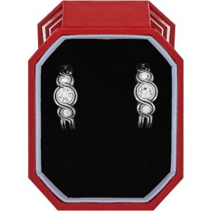 Infinity Sparkle Hoop Earrings Gift Box