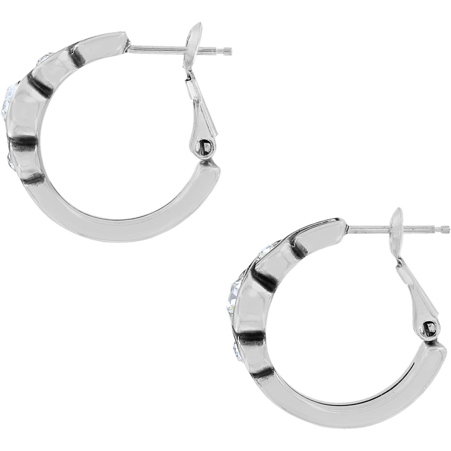 Infinity Sparkle Hoop Earrings - Image 2